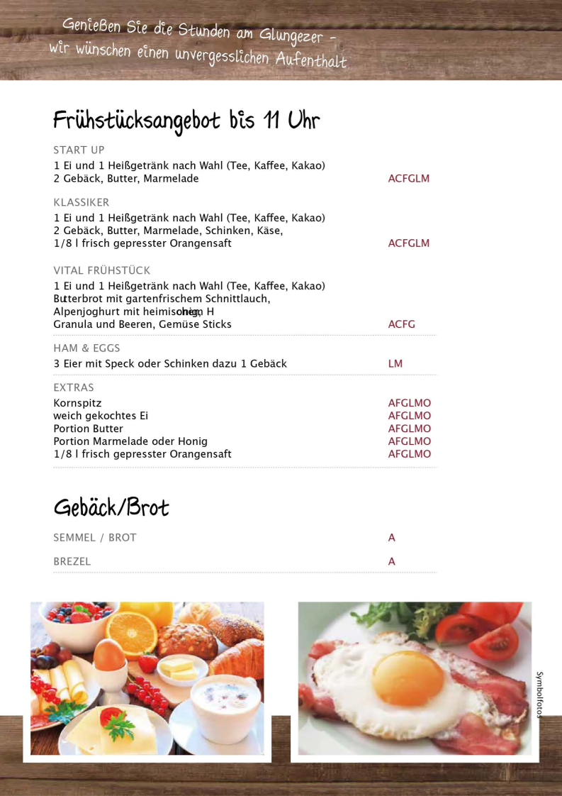 Speisekarte photo 2