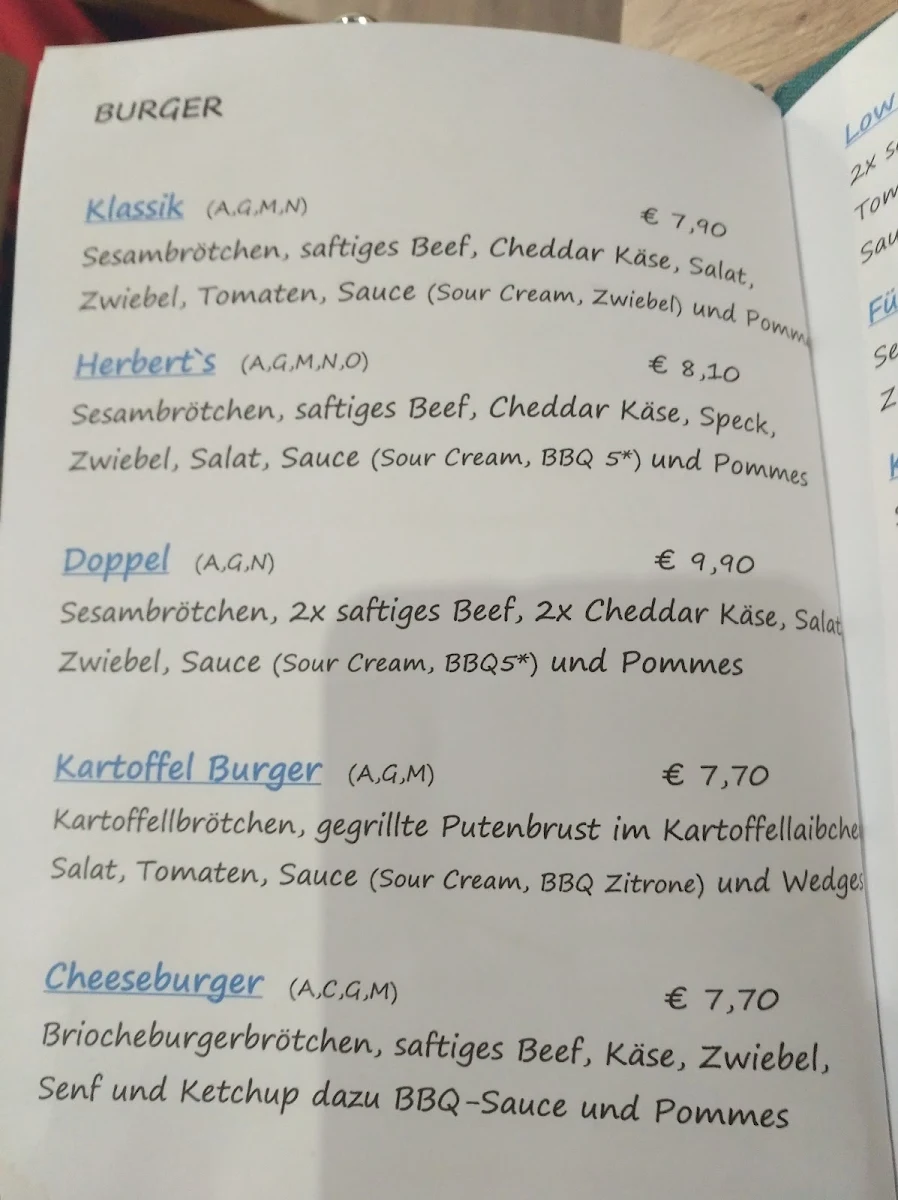 Speisekarte photo 2