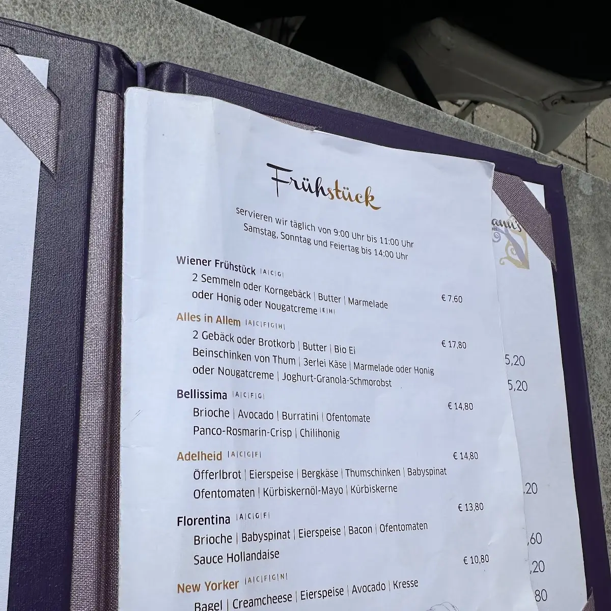 Speisekarte photo 3