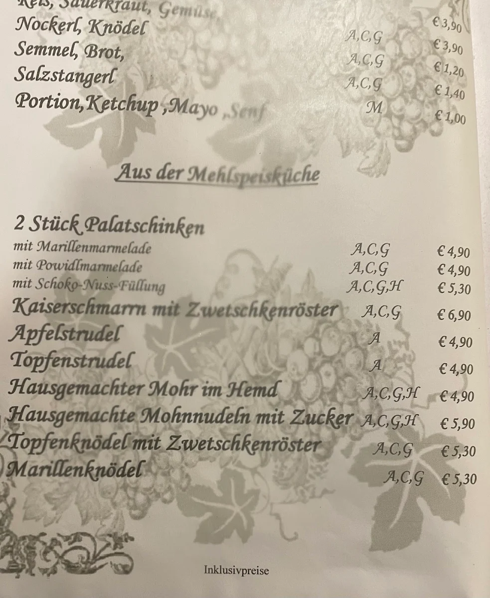 Speisekarte photo 9