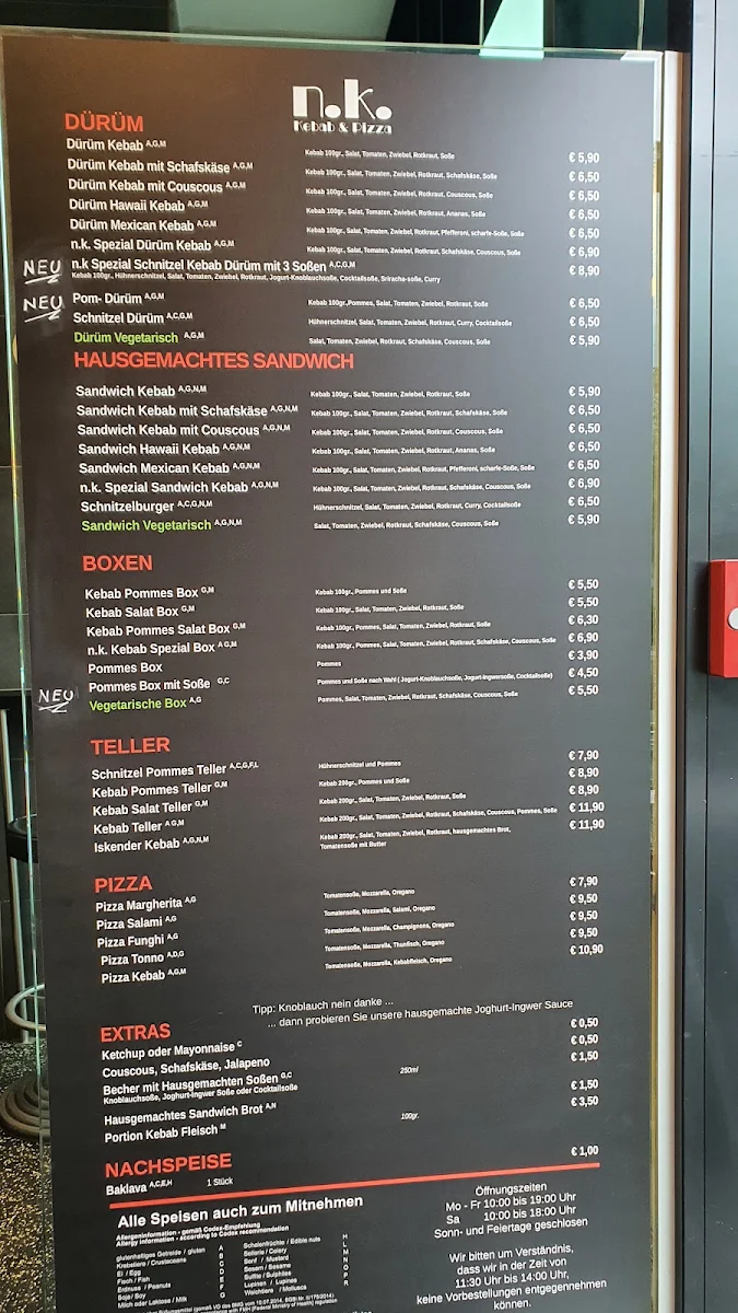 Speisekarte photo 2