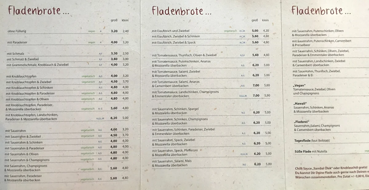 Speisekarte photo 7