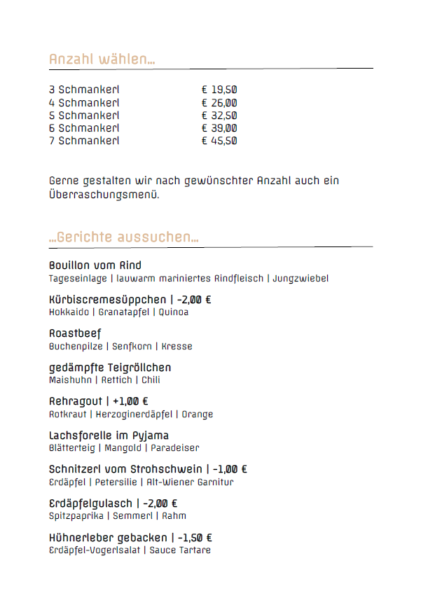 Speisekarte photo 9