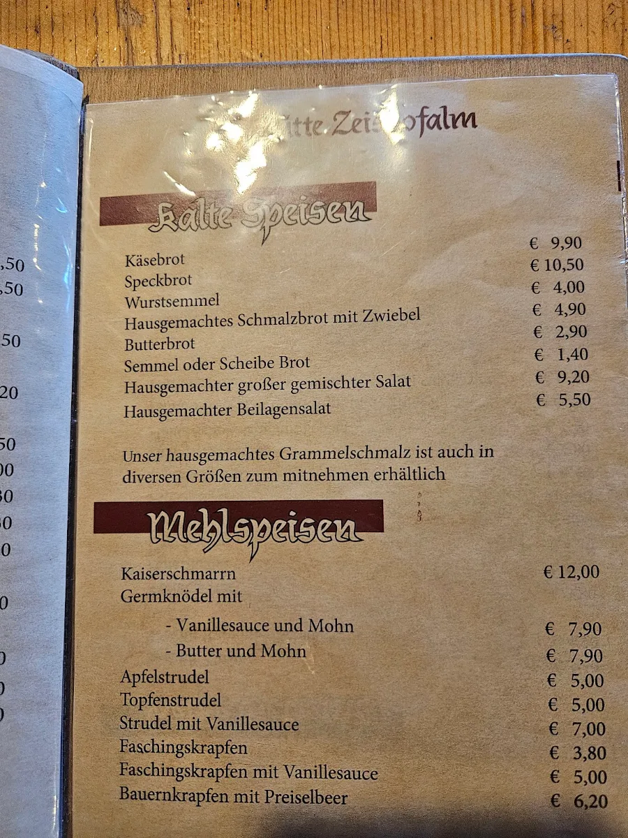 Speisekarte photo 5
