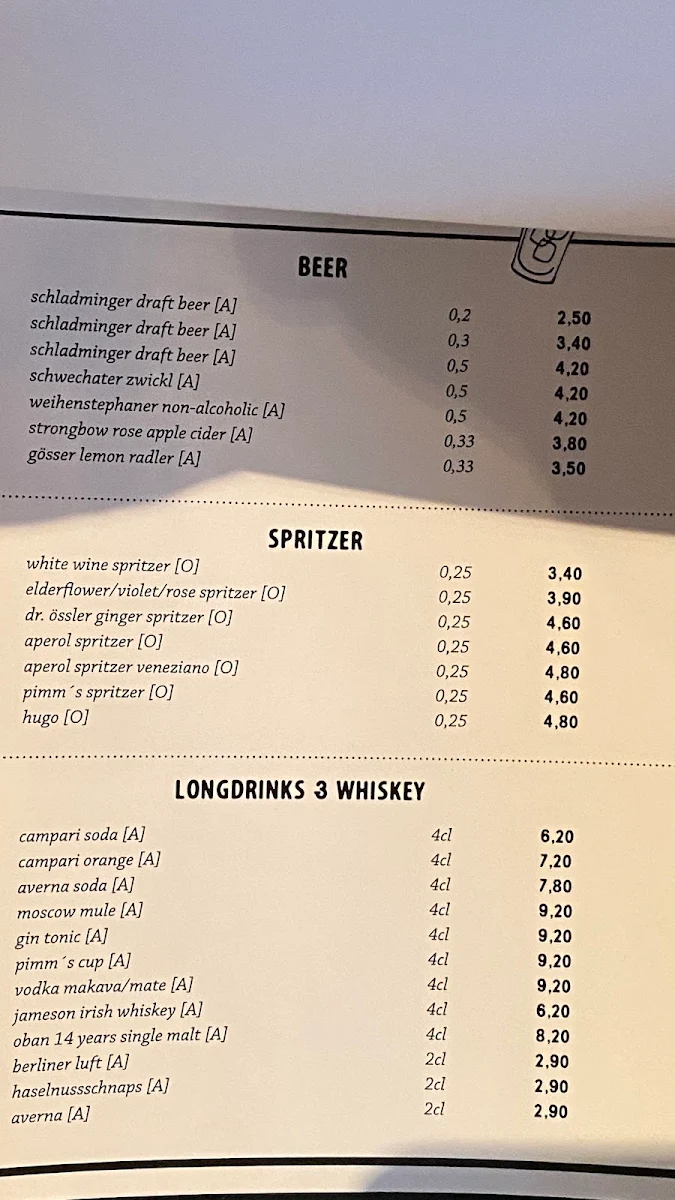 Speisekarte photo 3