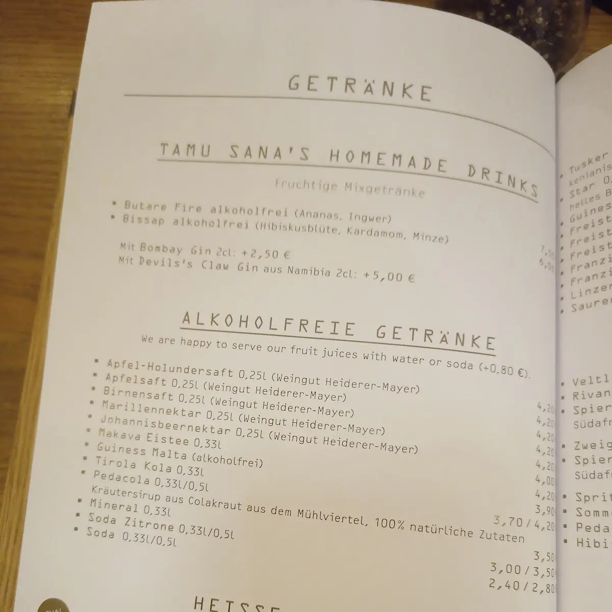 Speisekarte photo 3