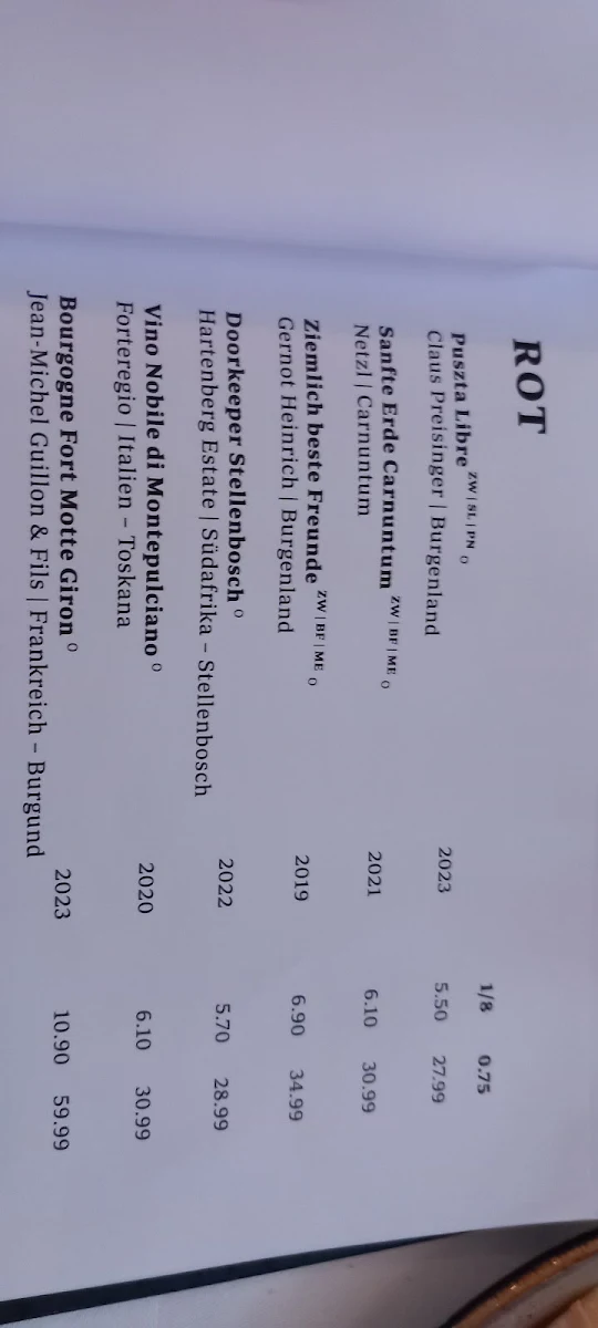 Speisekarte photo 10