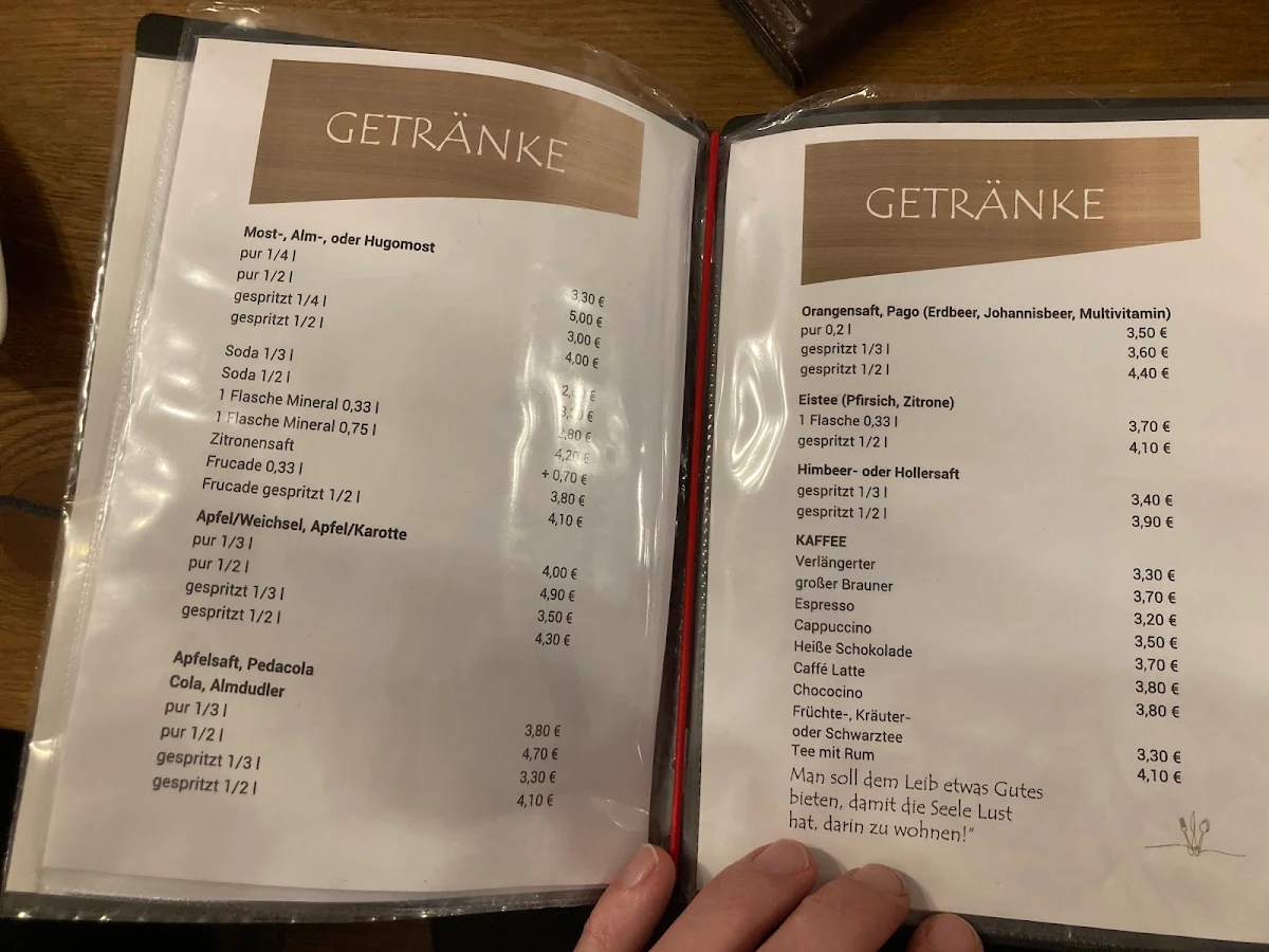 Speisekarte photo 1