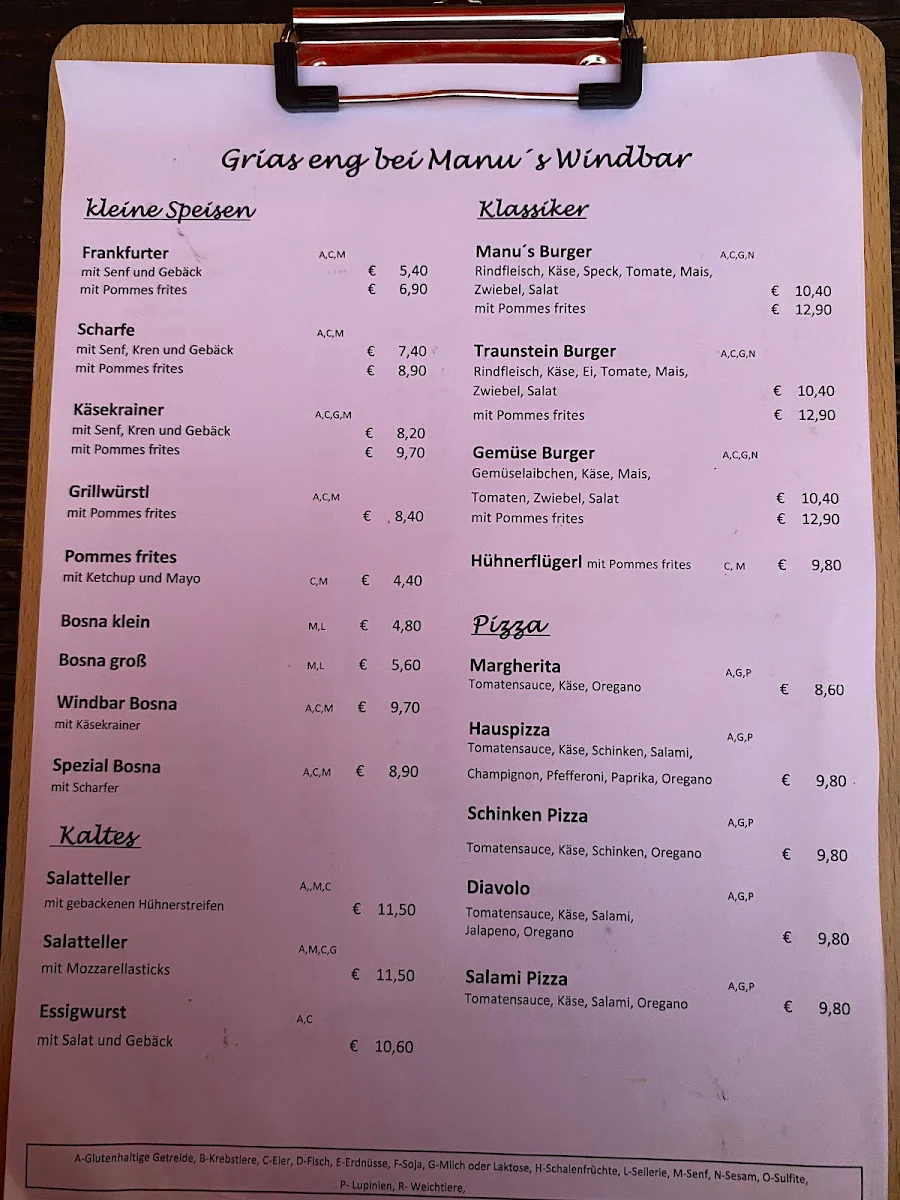 Speisekarte photo 4