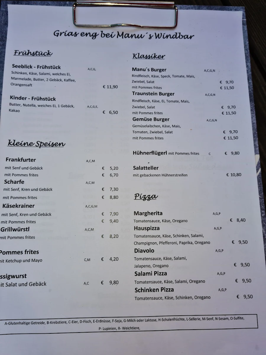 Speisekarte photo 5
