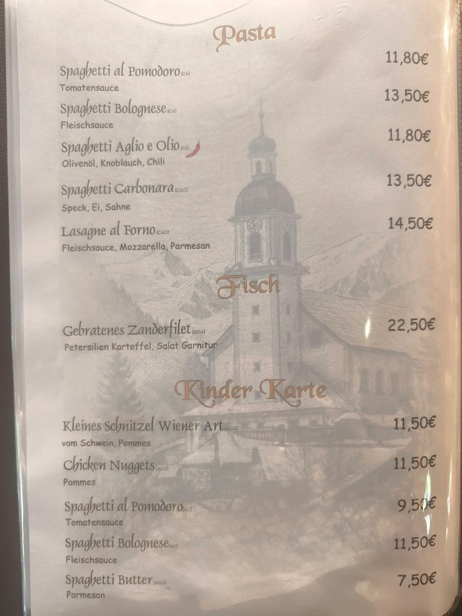 Speisekarte photo 1
