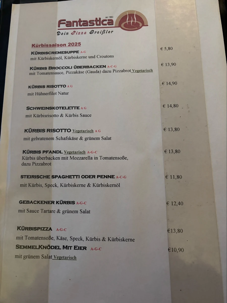 Speisekarte photo 1