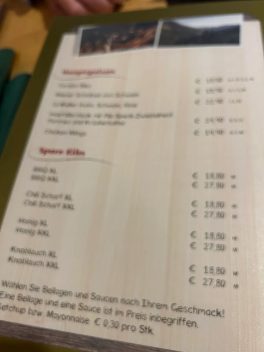 Speisekarte photo 3