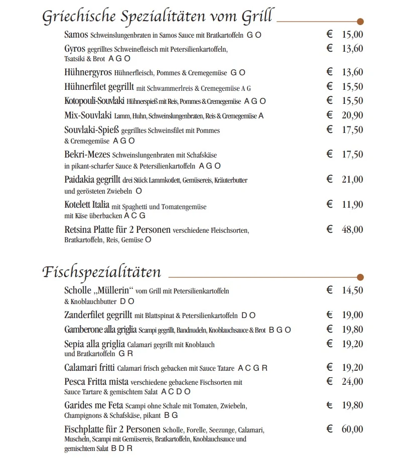 Speisekarte photo 2