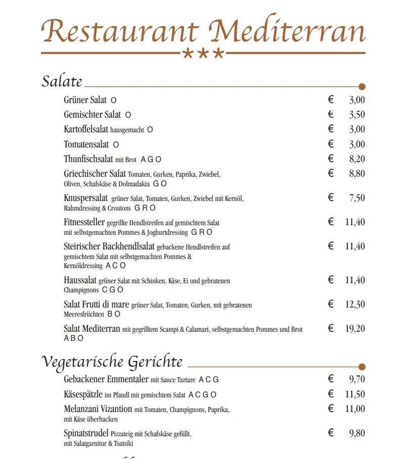 Speisekarte photo 3