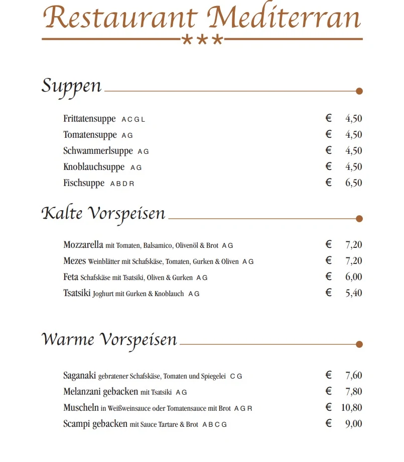 Speisekarte photo 4