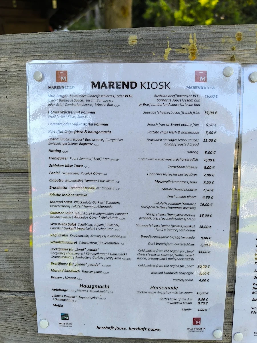 Speisekarte photo 2