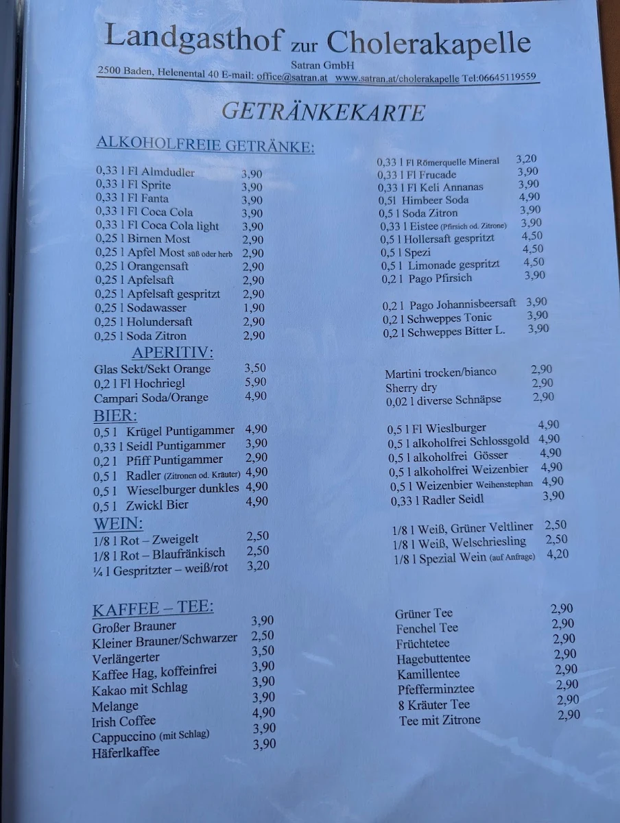 Speisekarte photo 1