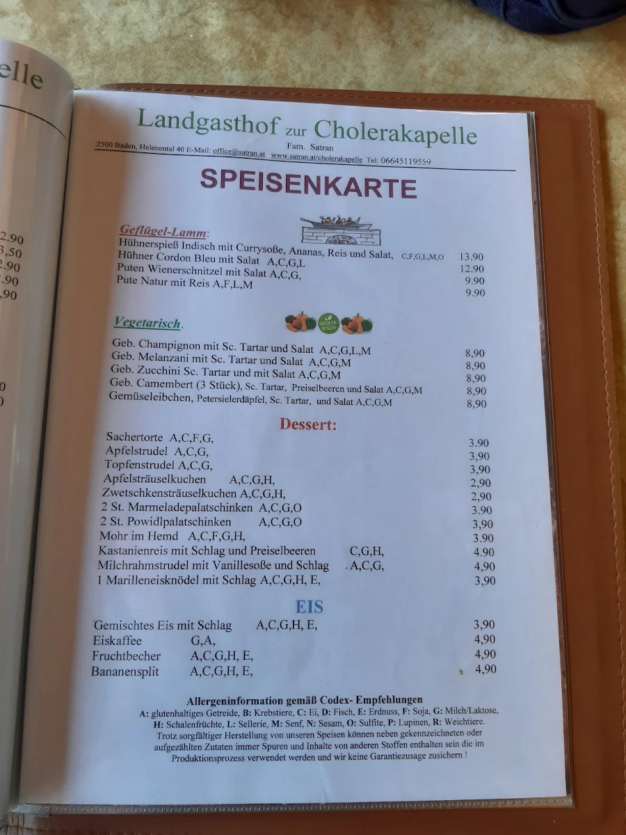 Speisekarte photo 9