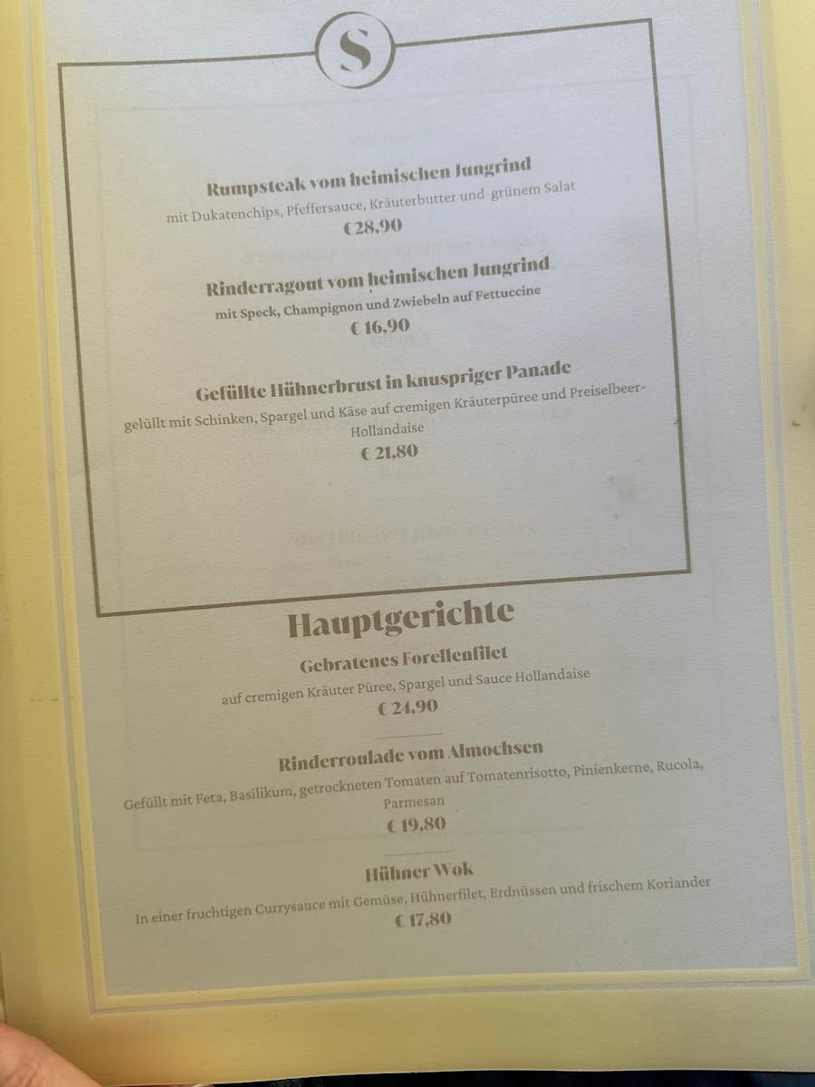 Speisekarte photo 2