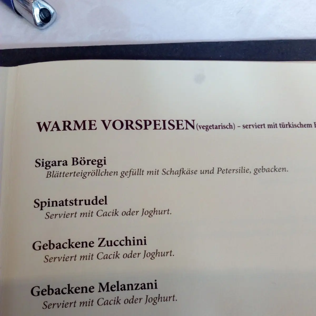 Speisekarte photo 9