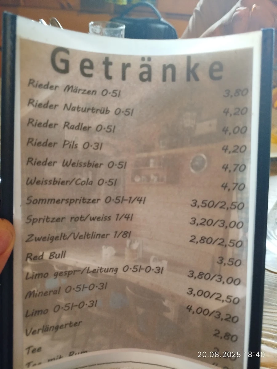 Speisekarte photo 2