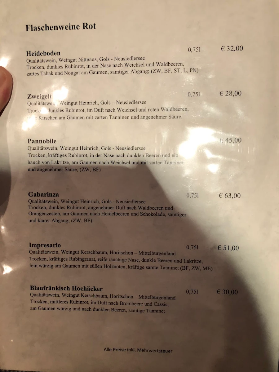 Speisekarte photo 2
