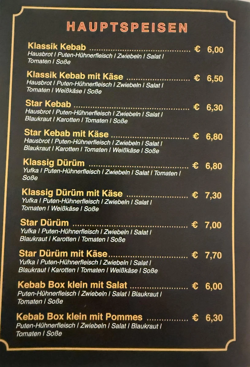 Speisekarte photo 1