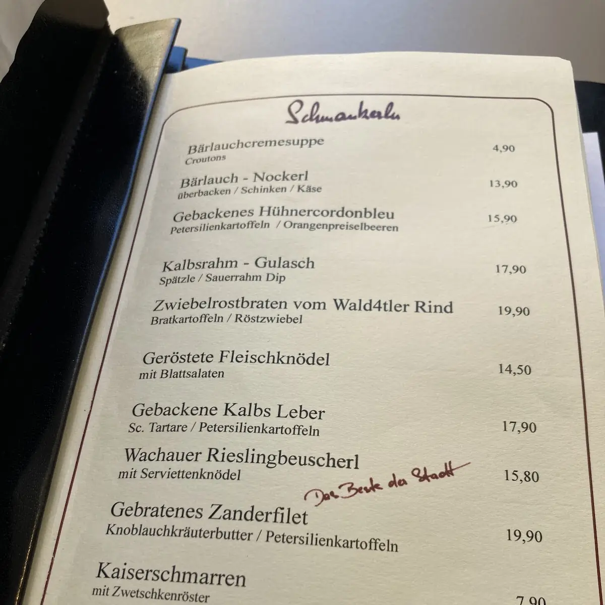 Speisekarte photo 2
