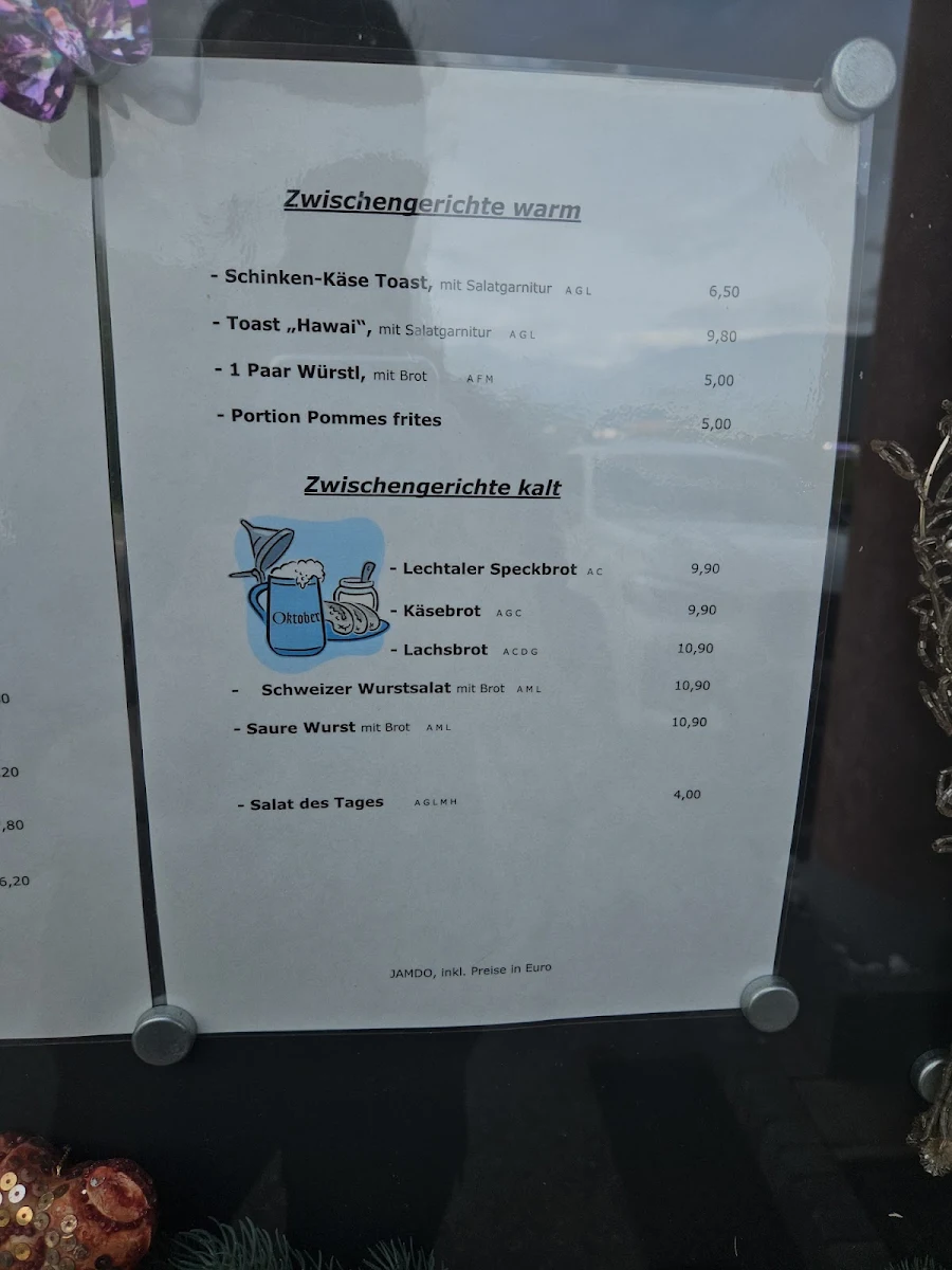 Speisekarte photo 2