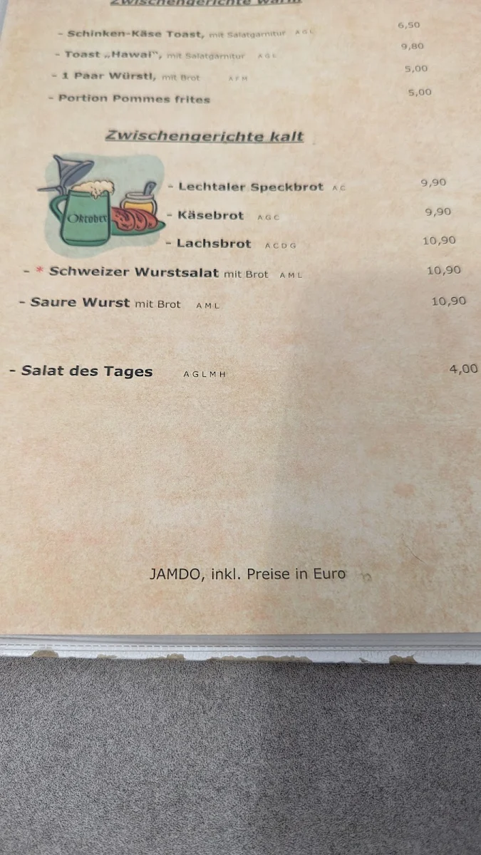 Speisekarte photo 3