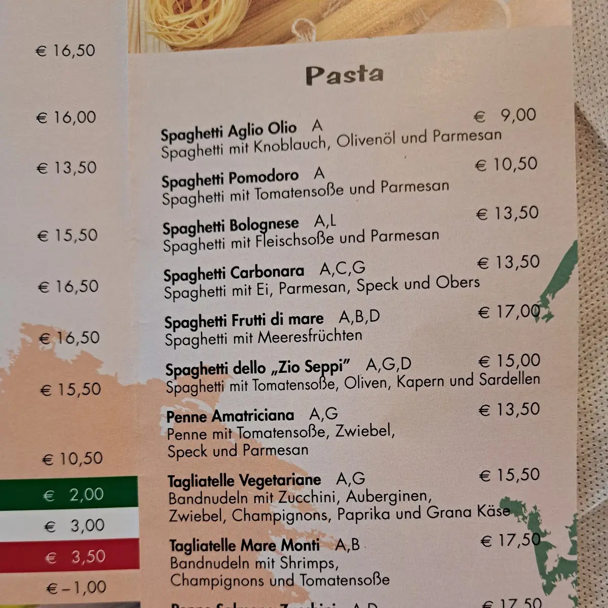 Speisekarte photo 1