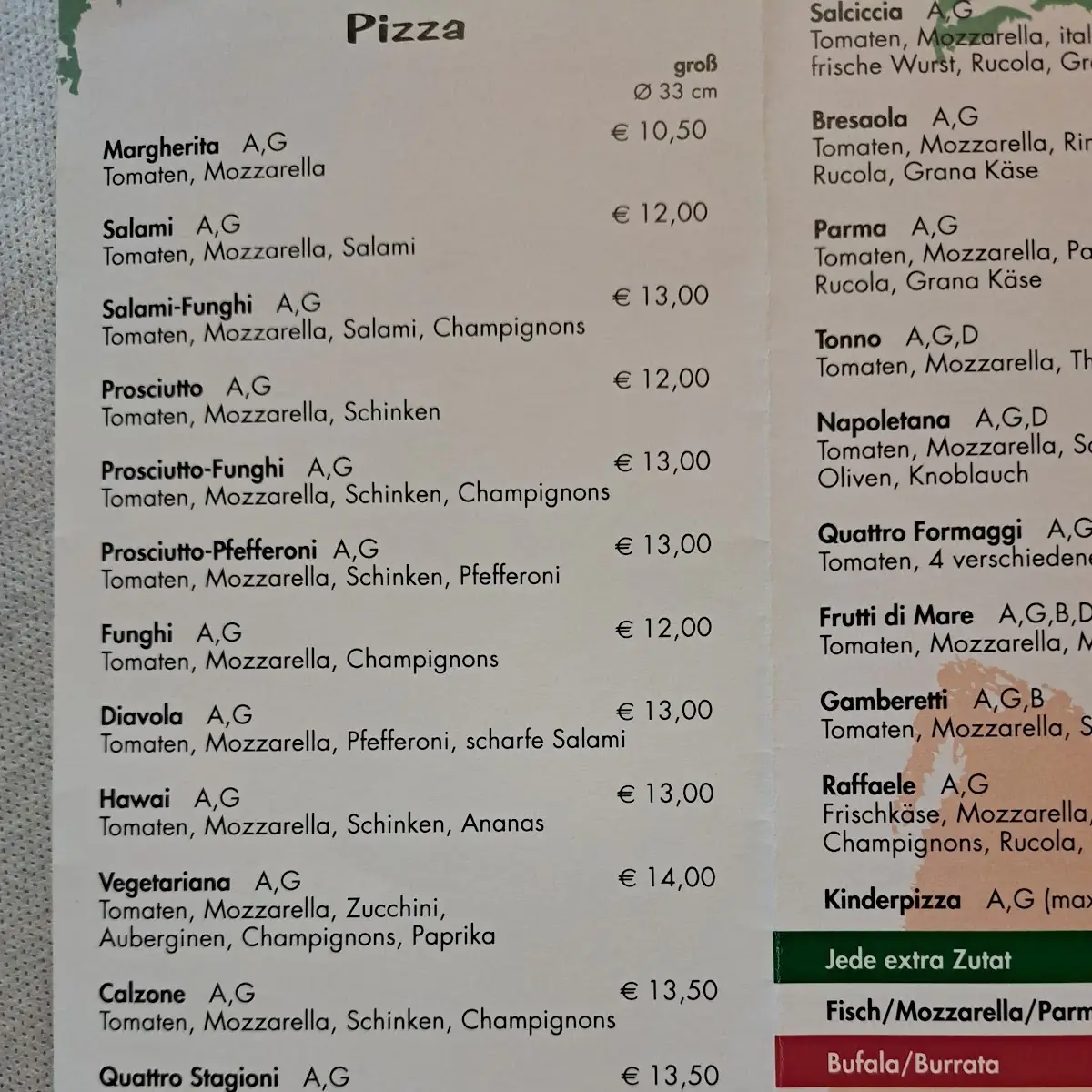 Speisekarte photo 2