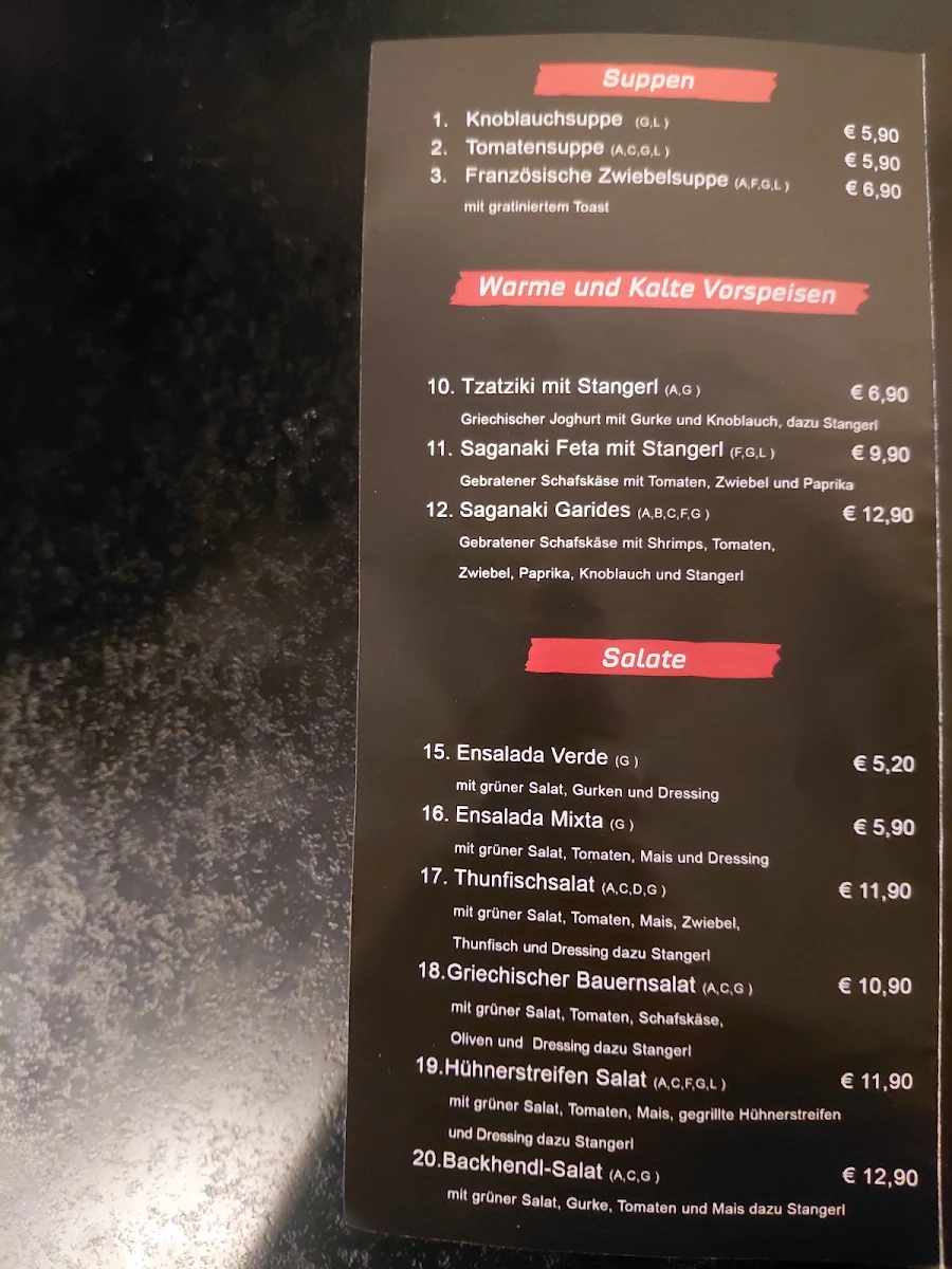 Speisekarte photo 2
