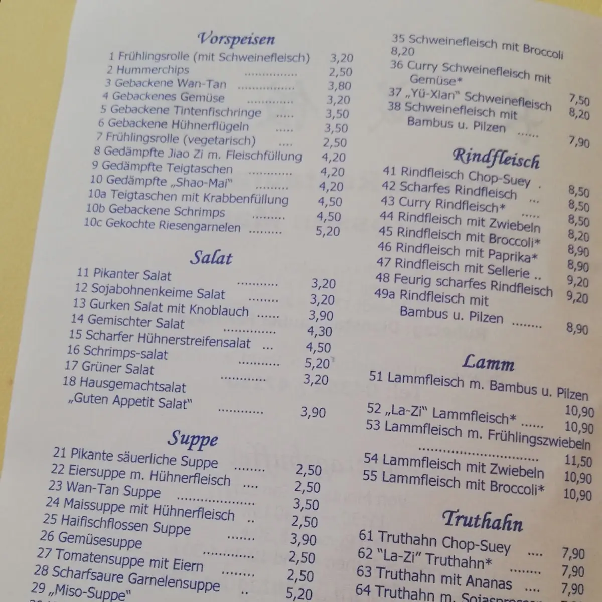 Speisekarte photo 7