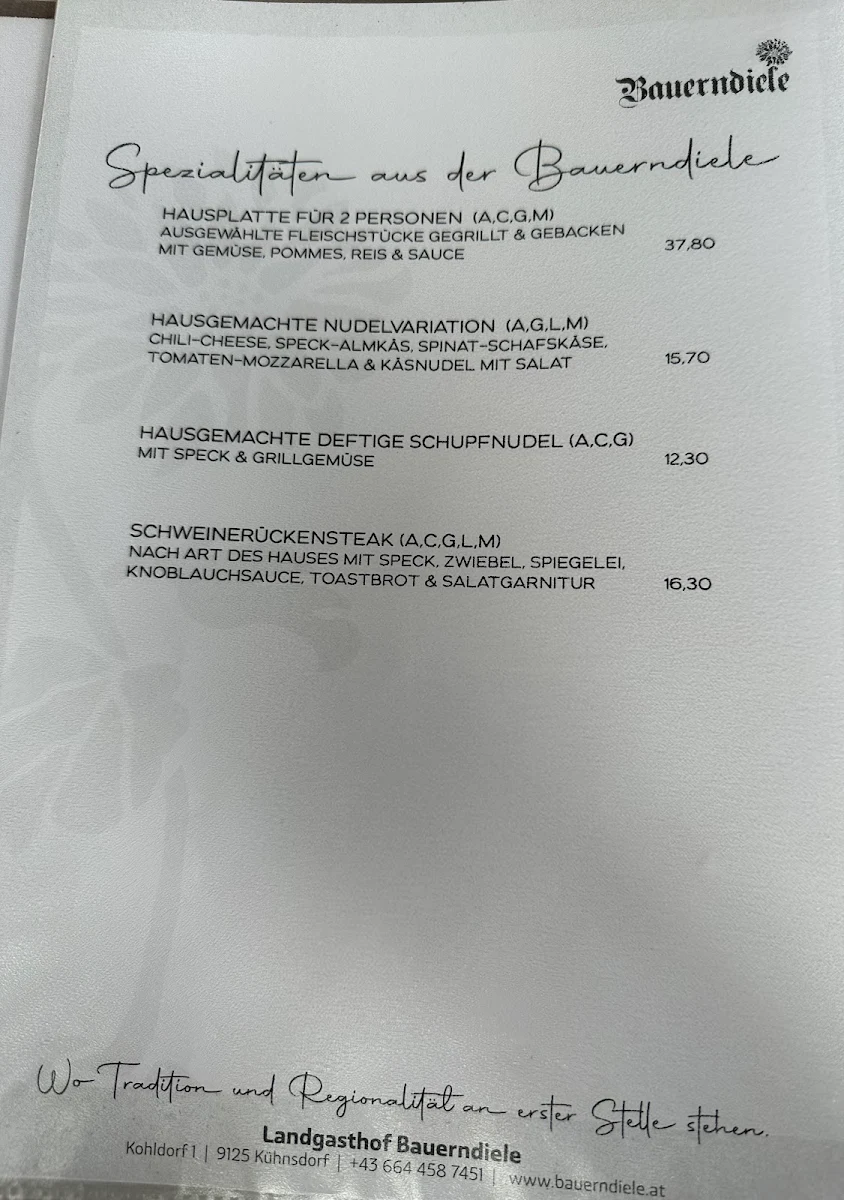 Speisekarte photo 7