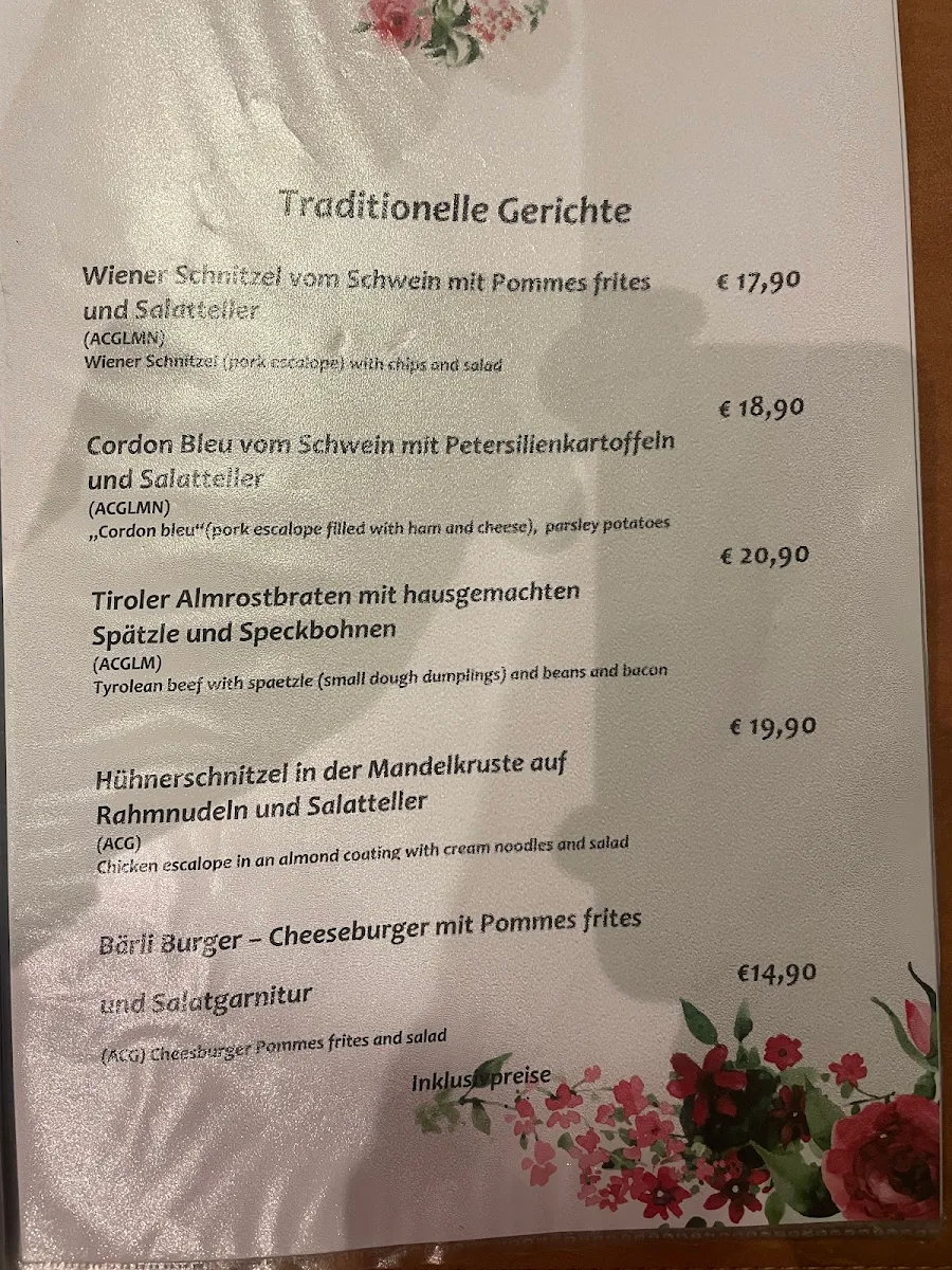 Speisekarte photo 1