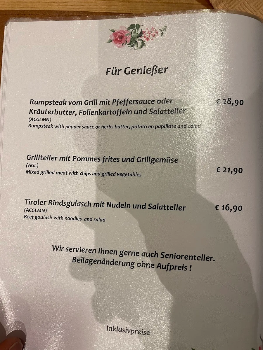 Speisekarte photo 3