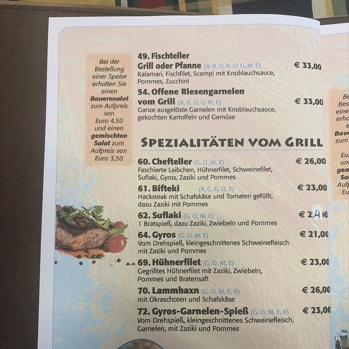 Speisekarte photo 3