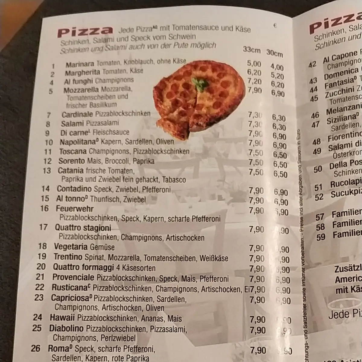 Speisekarte photo 3
