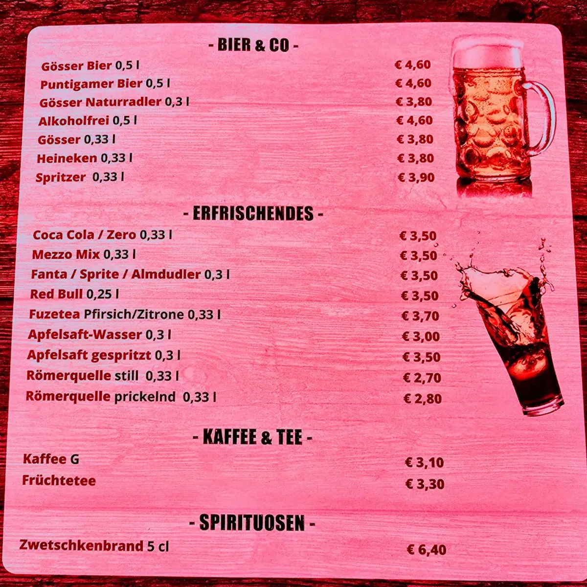 Speisekarte photo 3