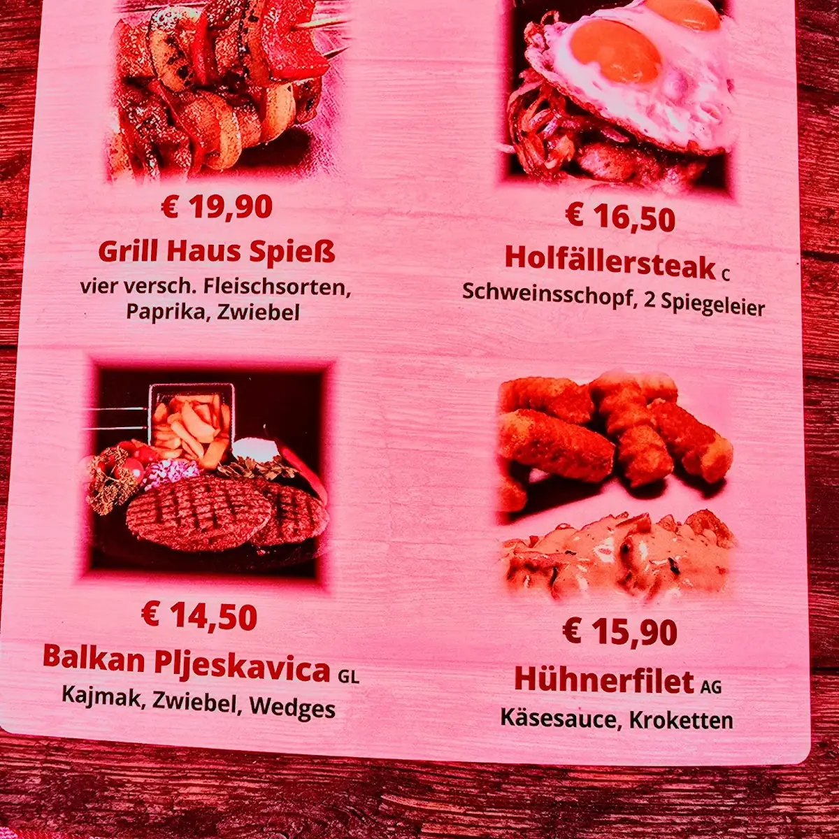 Speisekarte photo 8