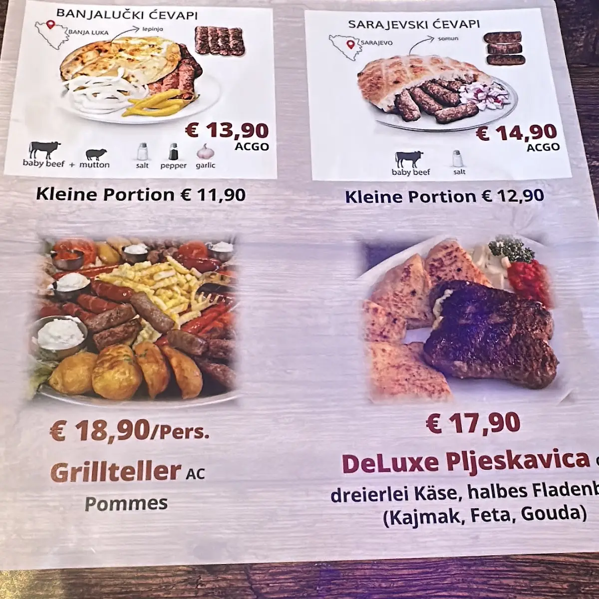 Speisekarte photo 9