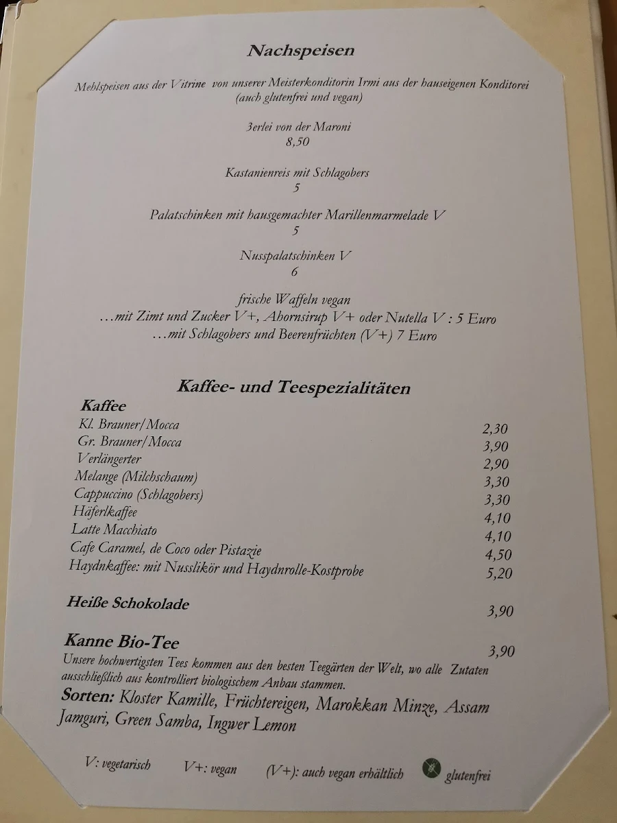 Speisekarte photo 5