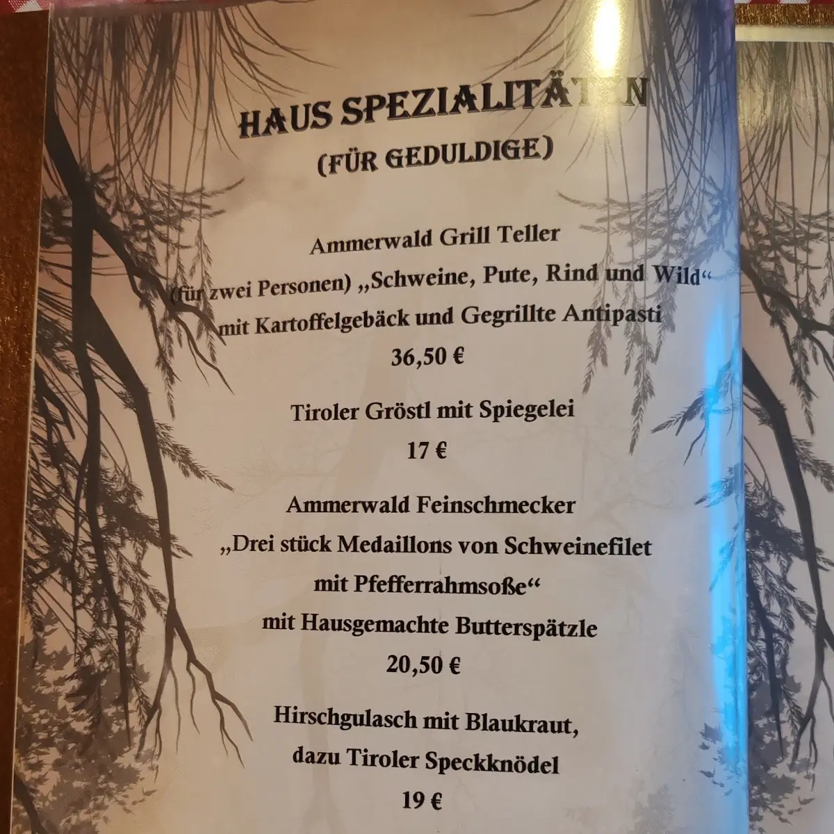 Speisekarte photo 5
