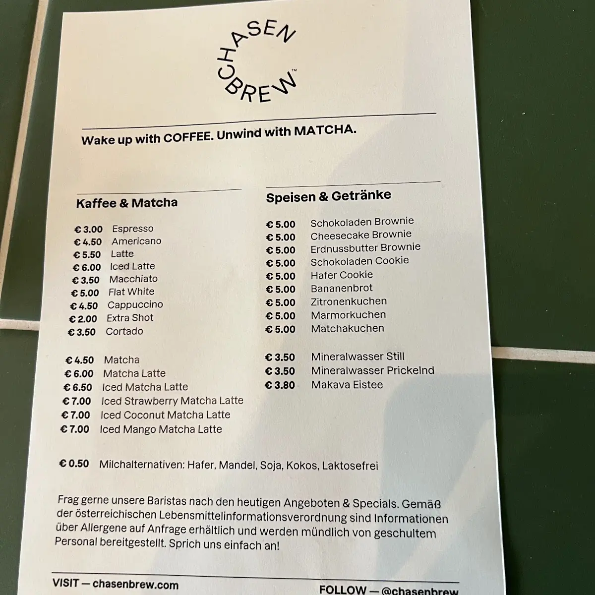 Speisekarte photo 2