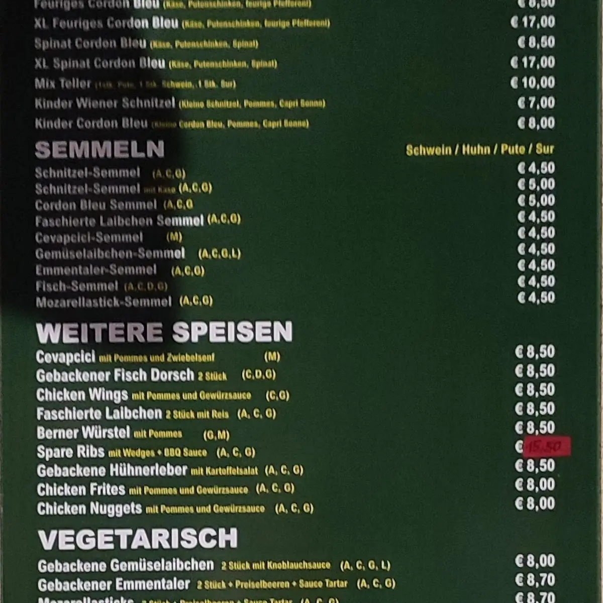 Speisekarte photo 6
