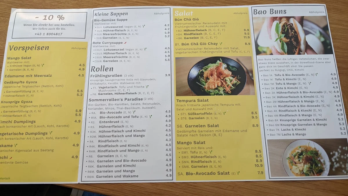 Speisekarte photo 2