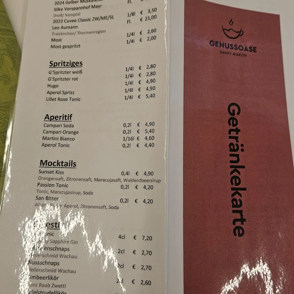 Speisekarte photo 2