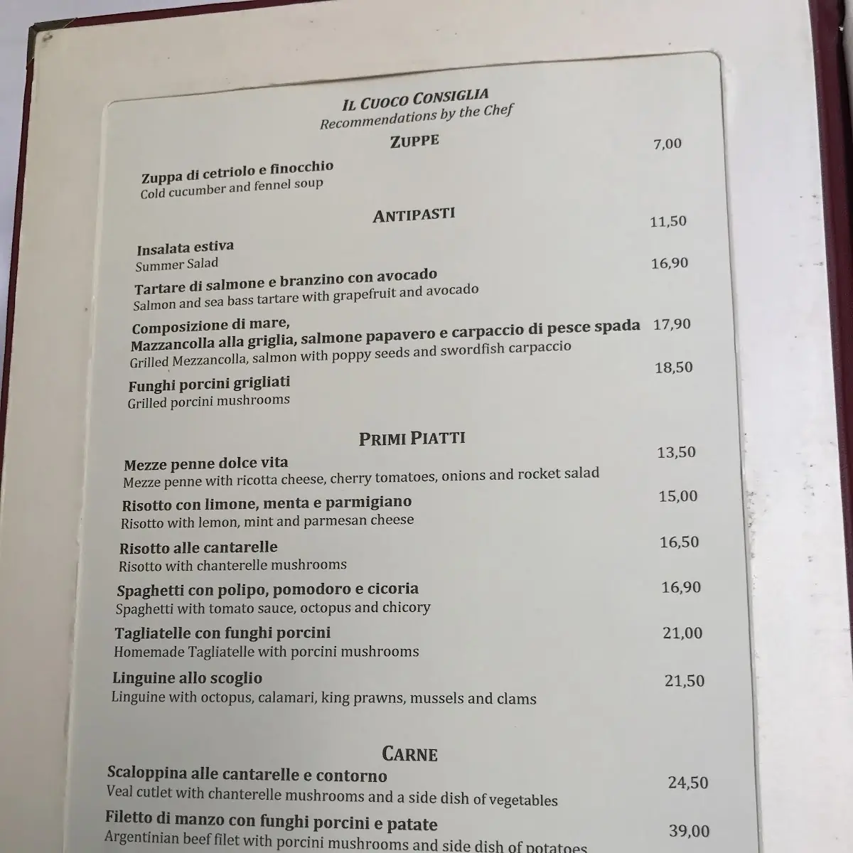 Speisekarte photo 10